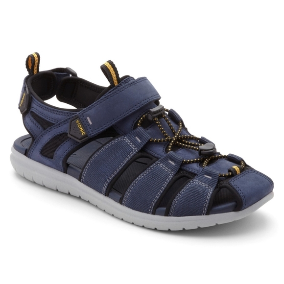 VIONIC Moore Nate Navy Fisherman Sandals main image 13